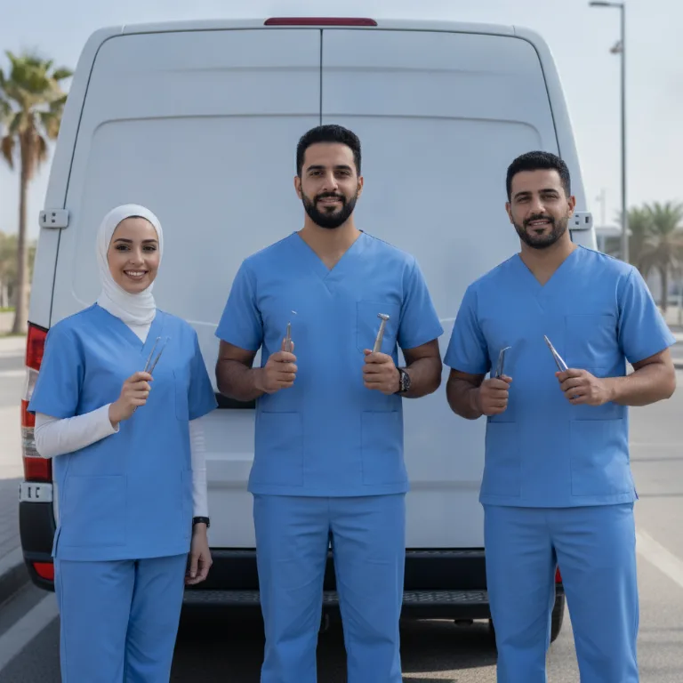 طبيب أسنان فريق في مجمع دبي للاستثمار
